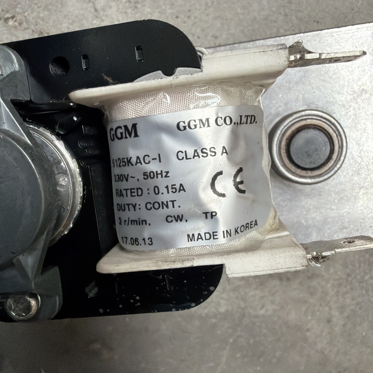 GGM Motoriduttore Stufa a Pellet 1,5 giri/min Albero 9,5 mm2
