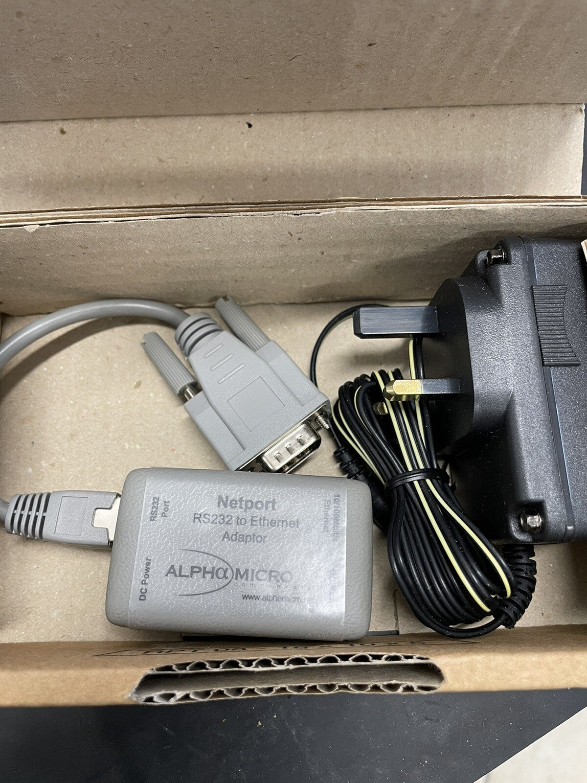 Alpha Micro AMC232LAN01/E Convertitore Seriale RS232 LAN Ethernet0