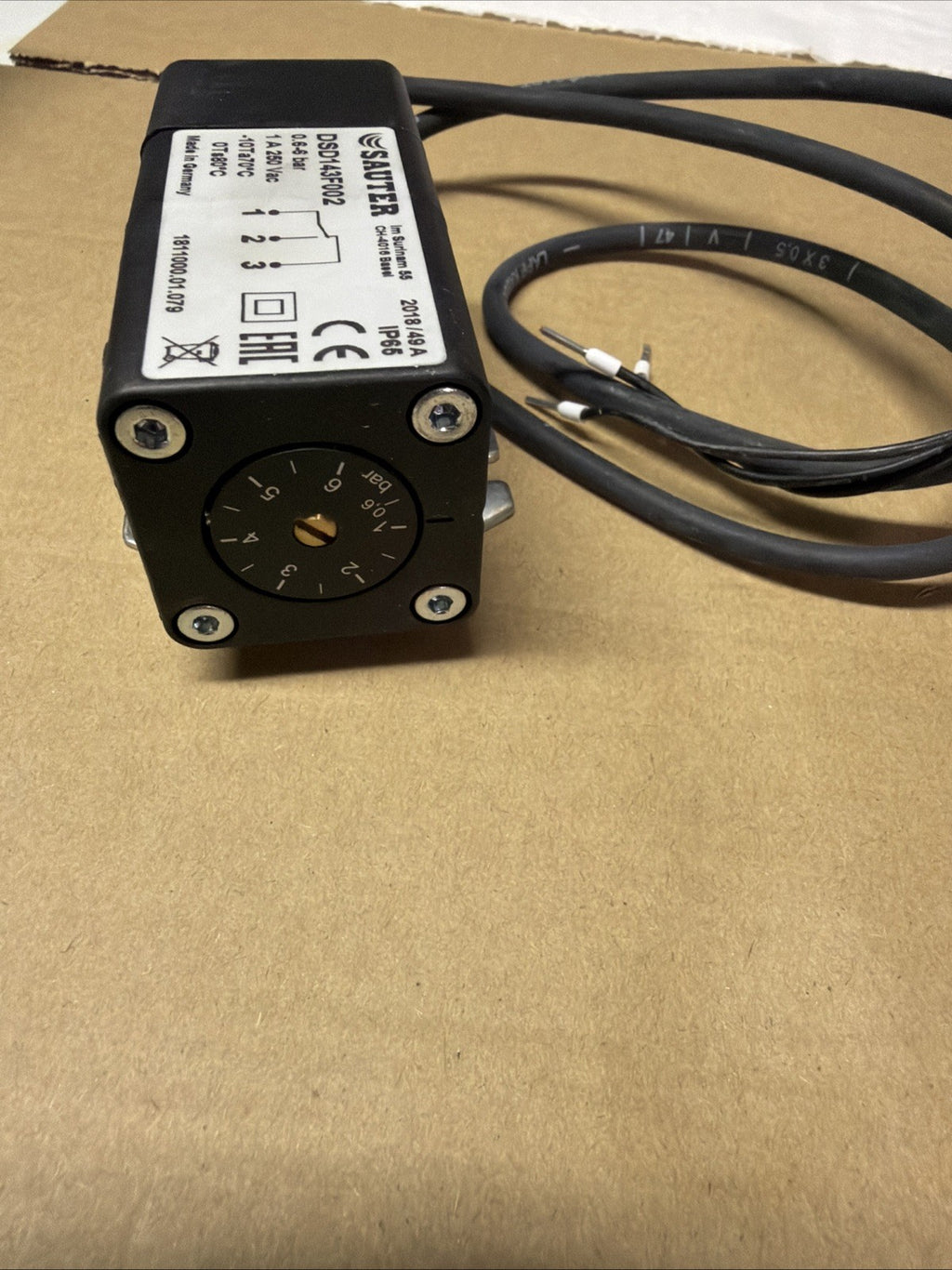 Sauter DSD143F002 Pressostato Differenziale 0,6-6 bar1
