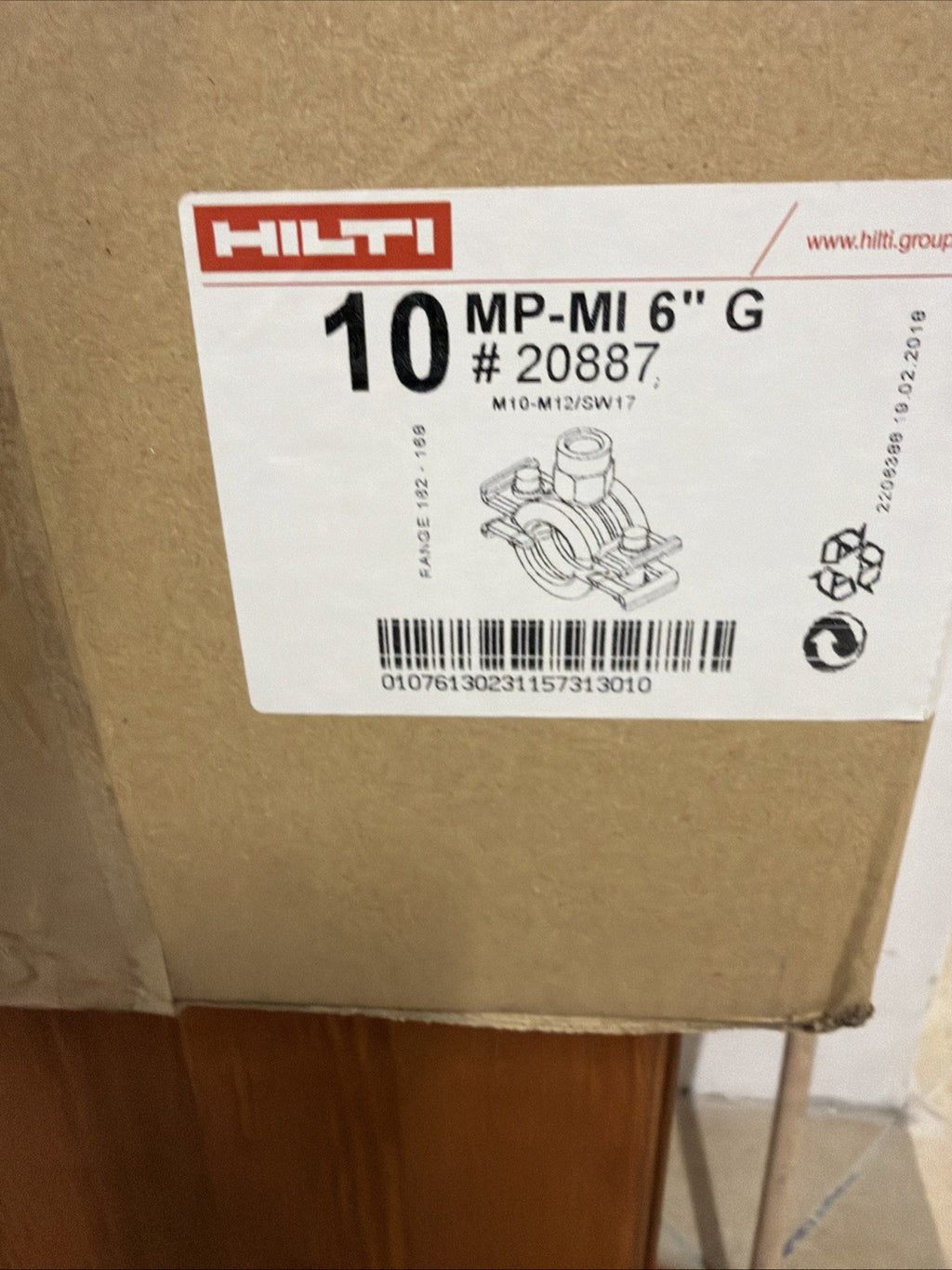 Hilti Collare Fascetta Stringitubo con Inserto Gomma Lotto 10 Pezzi1