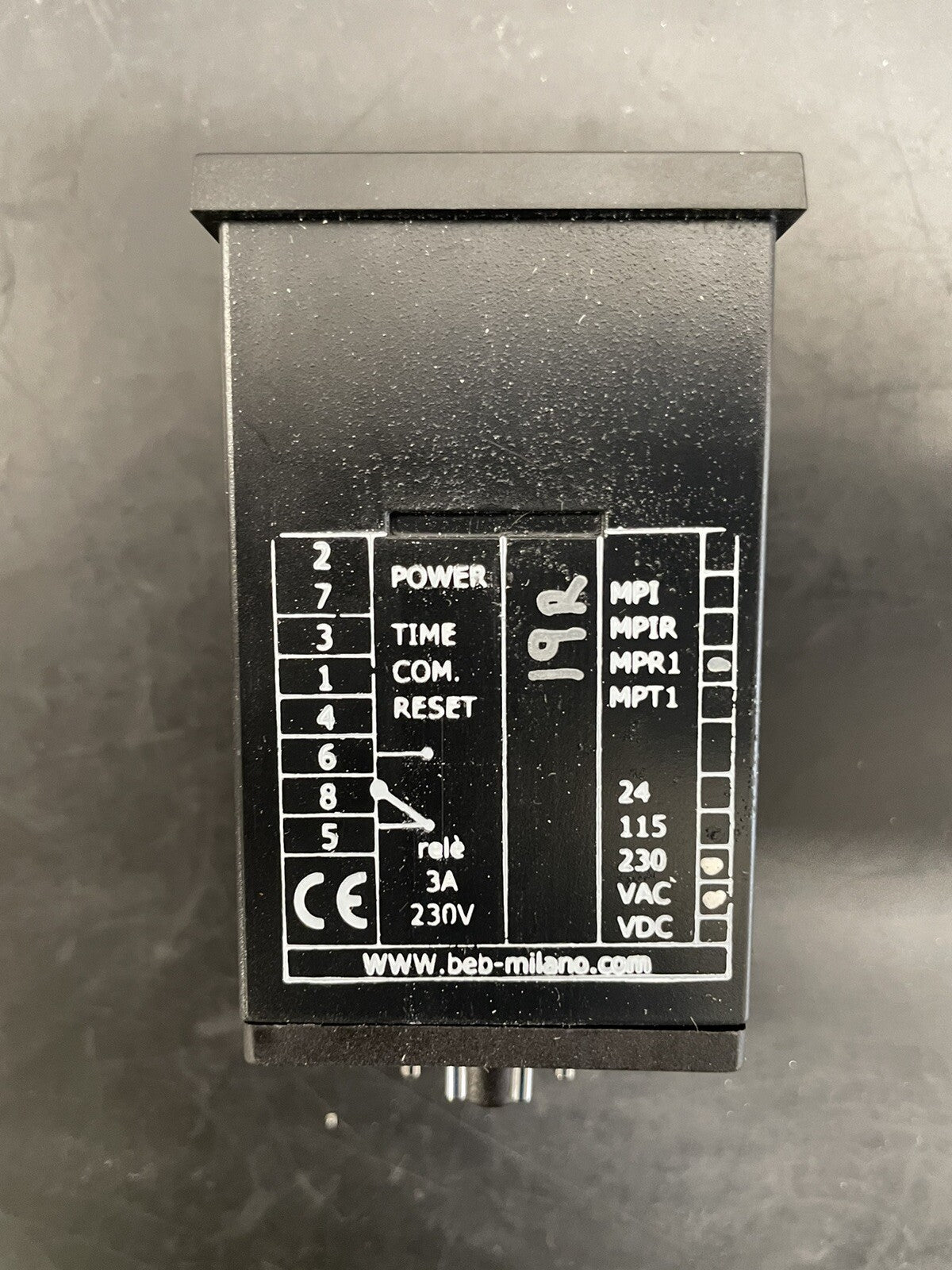 B&B MPR1 Timer Programmabile Relè Temporizzato1