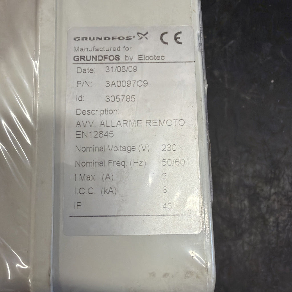 Grundfos 3A0097C9 Dispositivo Segnalazione Allarme Remoto Elcotec1