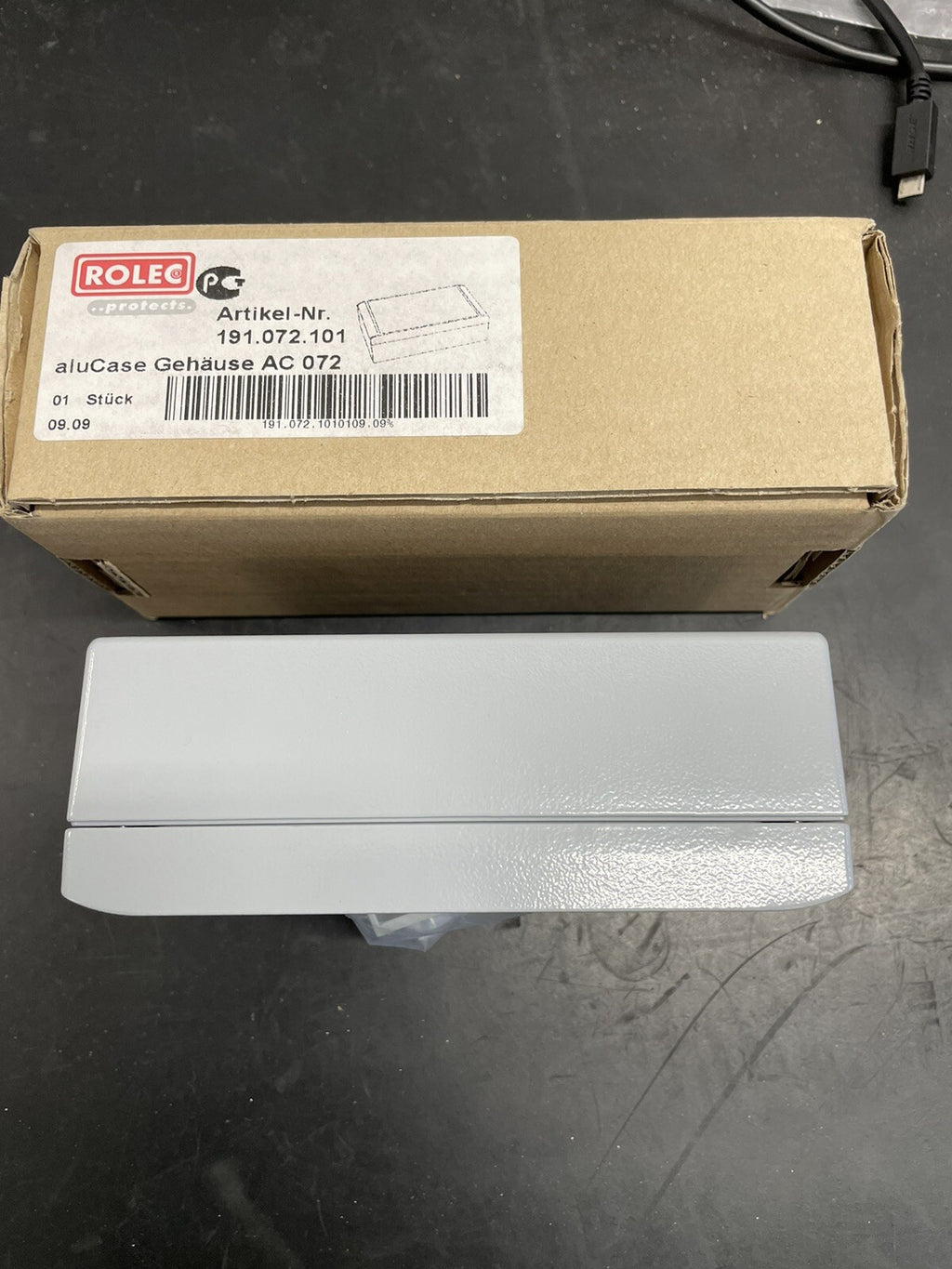 Rolec 191.072.101 Contenitore Alluminio Pressofuso 140x70x50 mm1