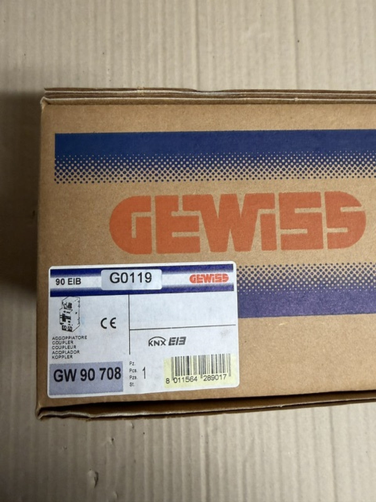 Gewiss GW90708 accoppiatore di linea KNX EIB guida DIN nuovo imballo originale4