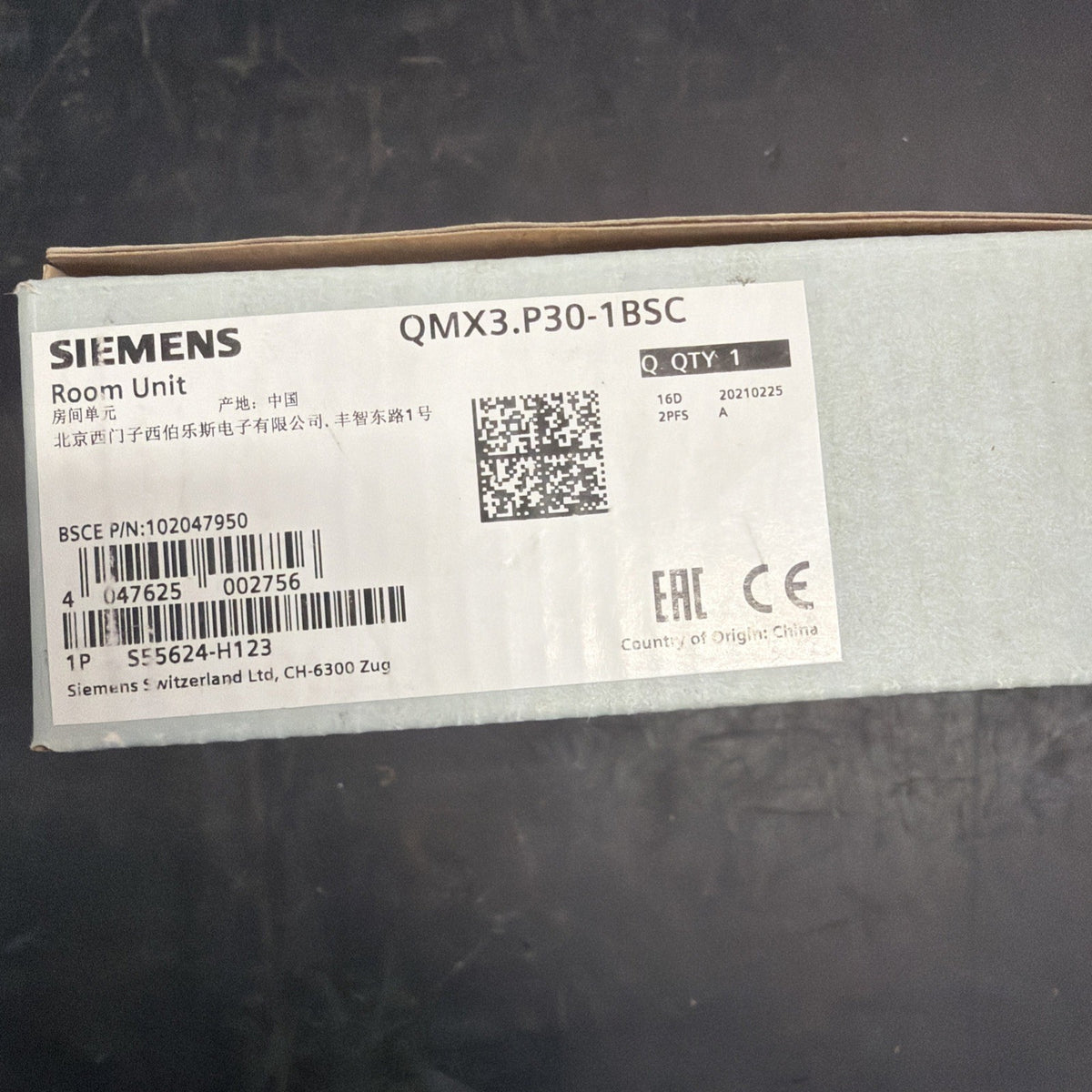 Siemens QMX3.P30-1BSC Sonda Ambiente Nuova2