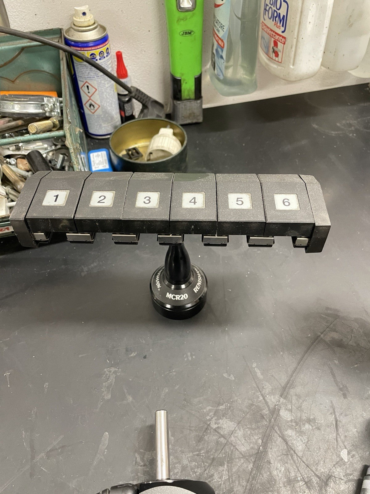 Renishaw MCR20 Rastrelliera Cambio Sonde CMM1
