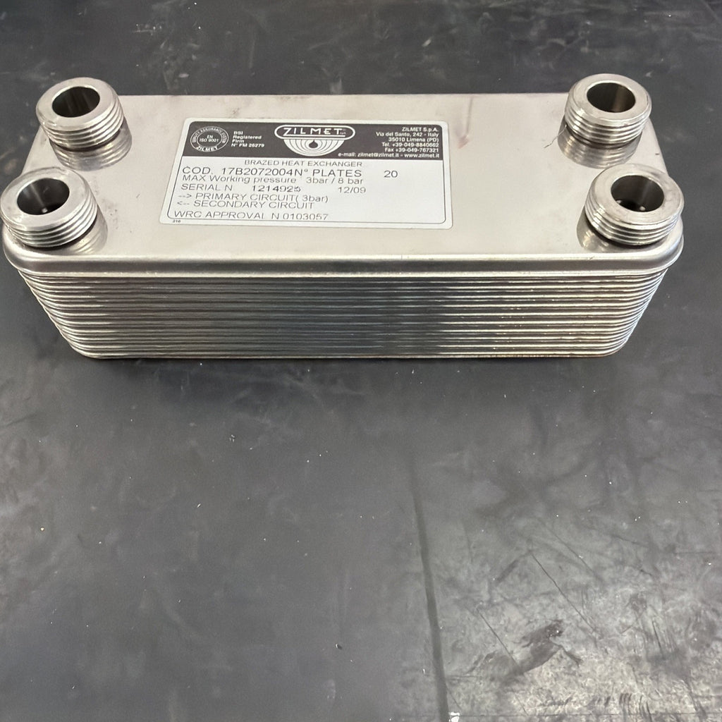Zilmet 17B2072004 Scambiatore Sanitario 20 Piastre1