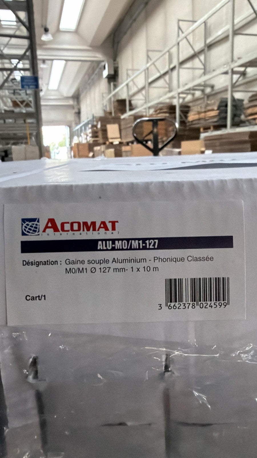 Acomat ALU-M0/M1-127 Tubo Alluminio Insonorizzato Ø 127 mm 10 Metri2