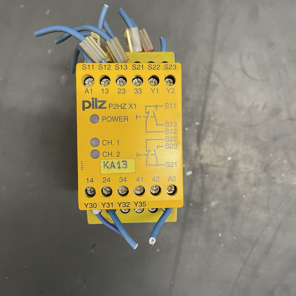 Pilz P2HZ X1 774340 Relè di Sicurezza Comando Bimanuale0