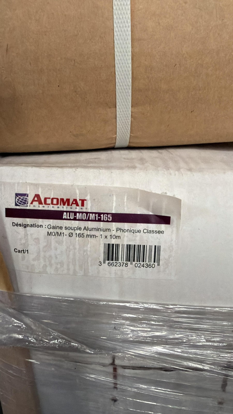 Acomat ALU-M0/M1-165 Tubo Acustico Alluminio Ø 165 mm 10 Metri1