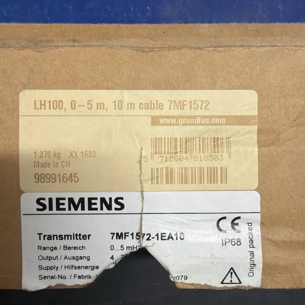 Grundfos 98991645 Kit Sensore di Livello 10 m Nuovo1