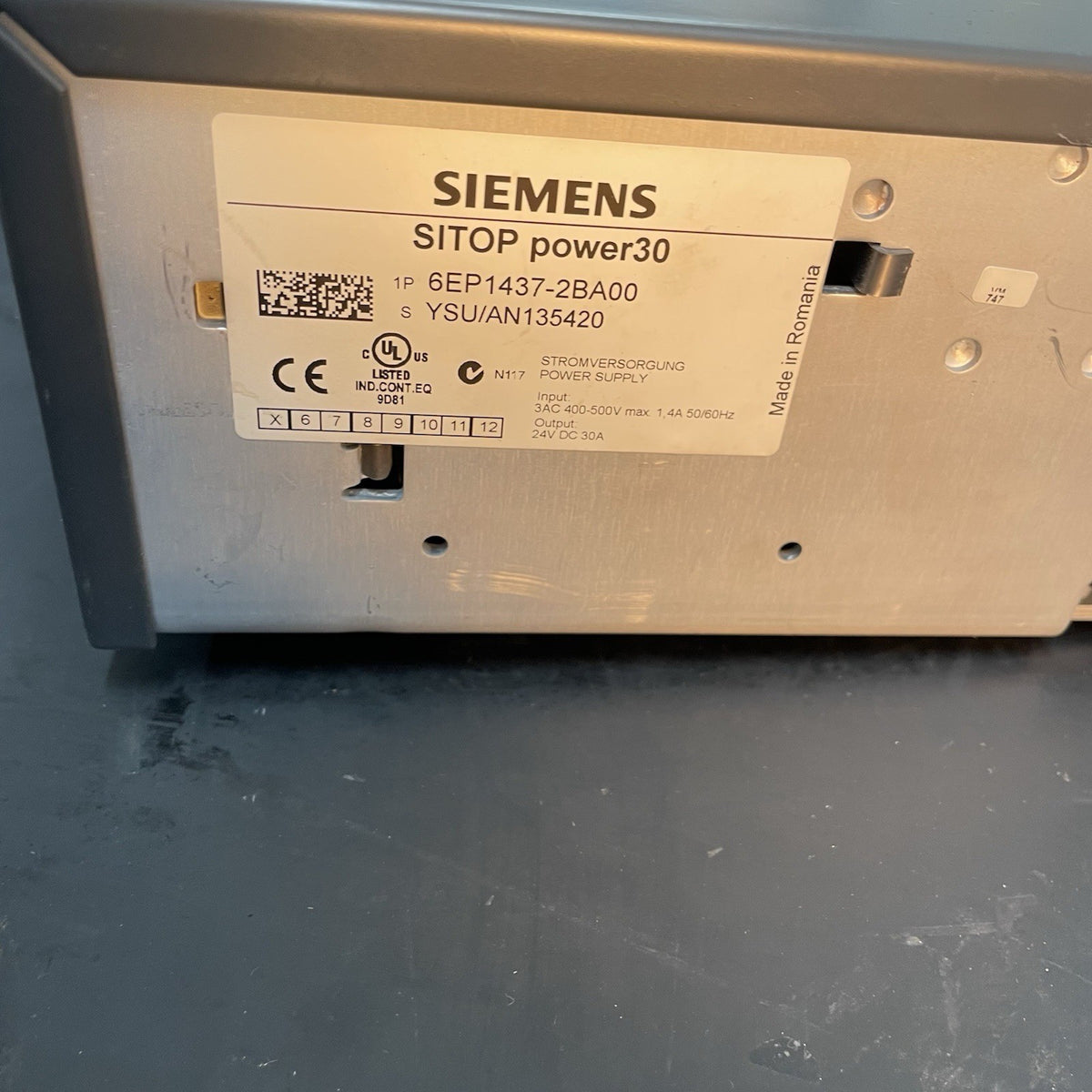 Siemens 6EP1437-2BA00 SITOP Power 30A Alimentatore 24V1