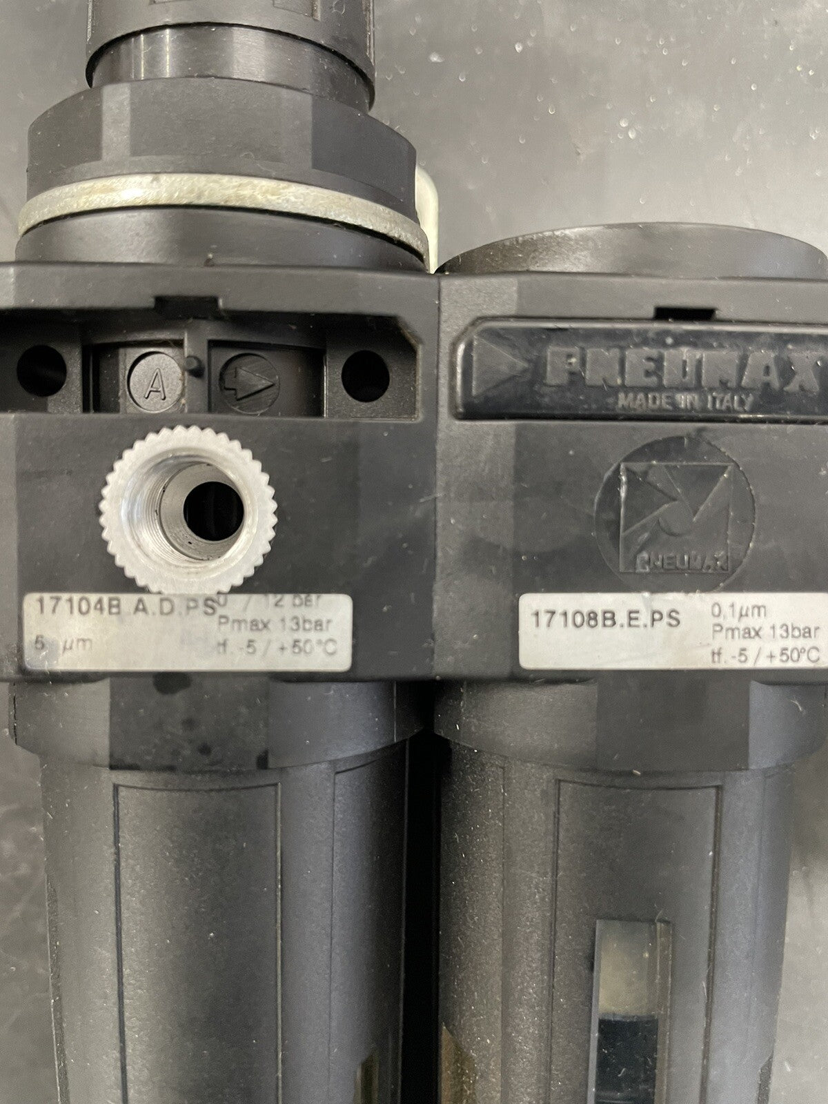 Pneumax 17104 17108 Filtro Regolatore Aria Compressa Nuovo1