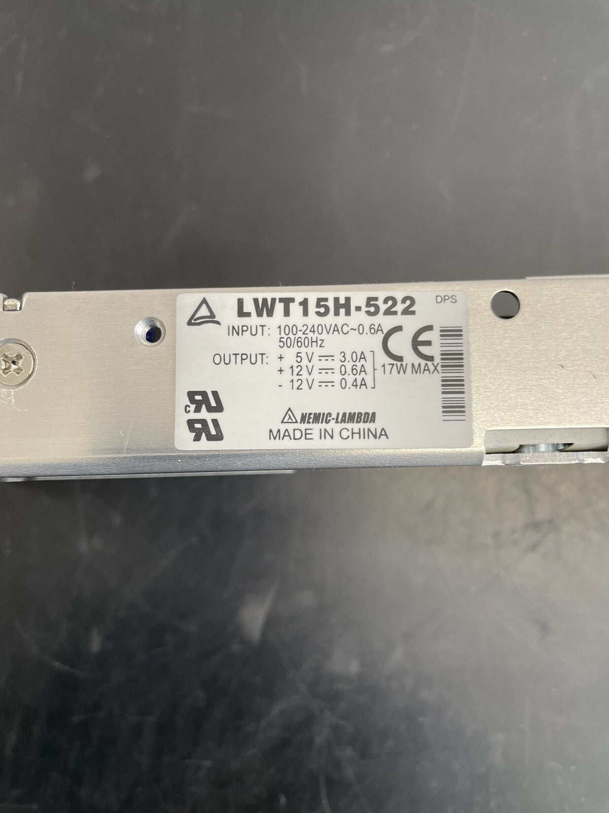 LWT15H-522 Alimentatore 100-240VAC Uscite +5V 1A +12V -12V 0.1A1