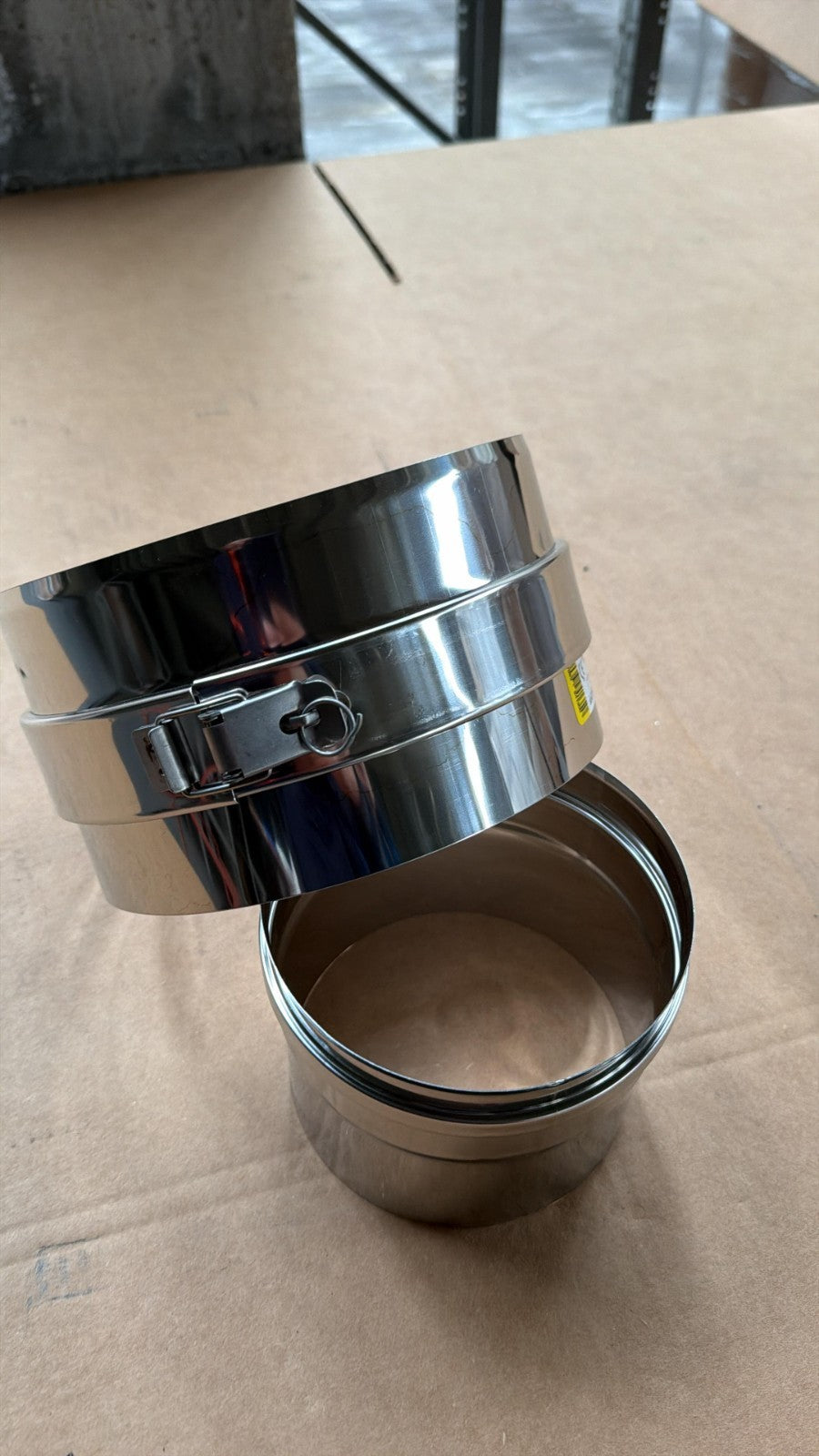 Poujoulat A130/200 Raccordo Riduzione 130/200 Inox Canna Fumaria1
