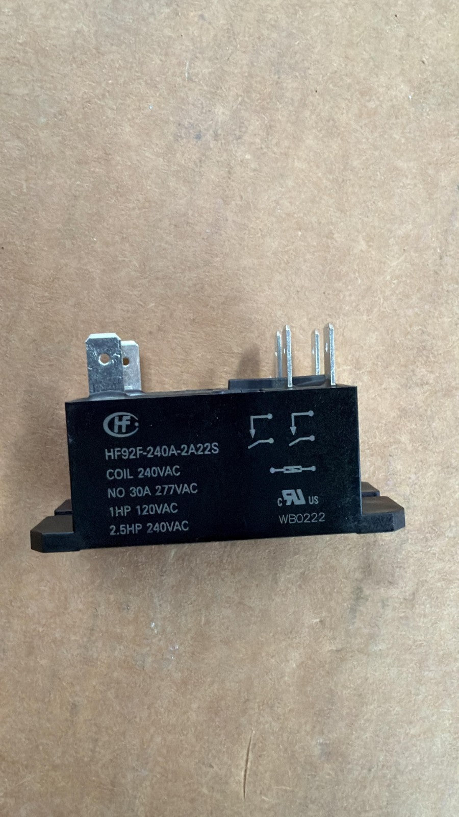 Hongfa HF92F-240A-2A22S Relè di Potenza 240V0