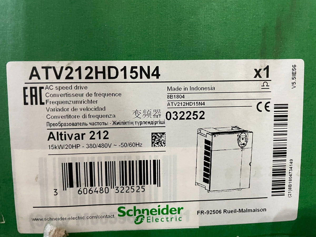 Schneider ATV212HD15N4 Inverter Altivar 212 15 kW Trifase 400V1