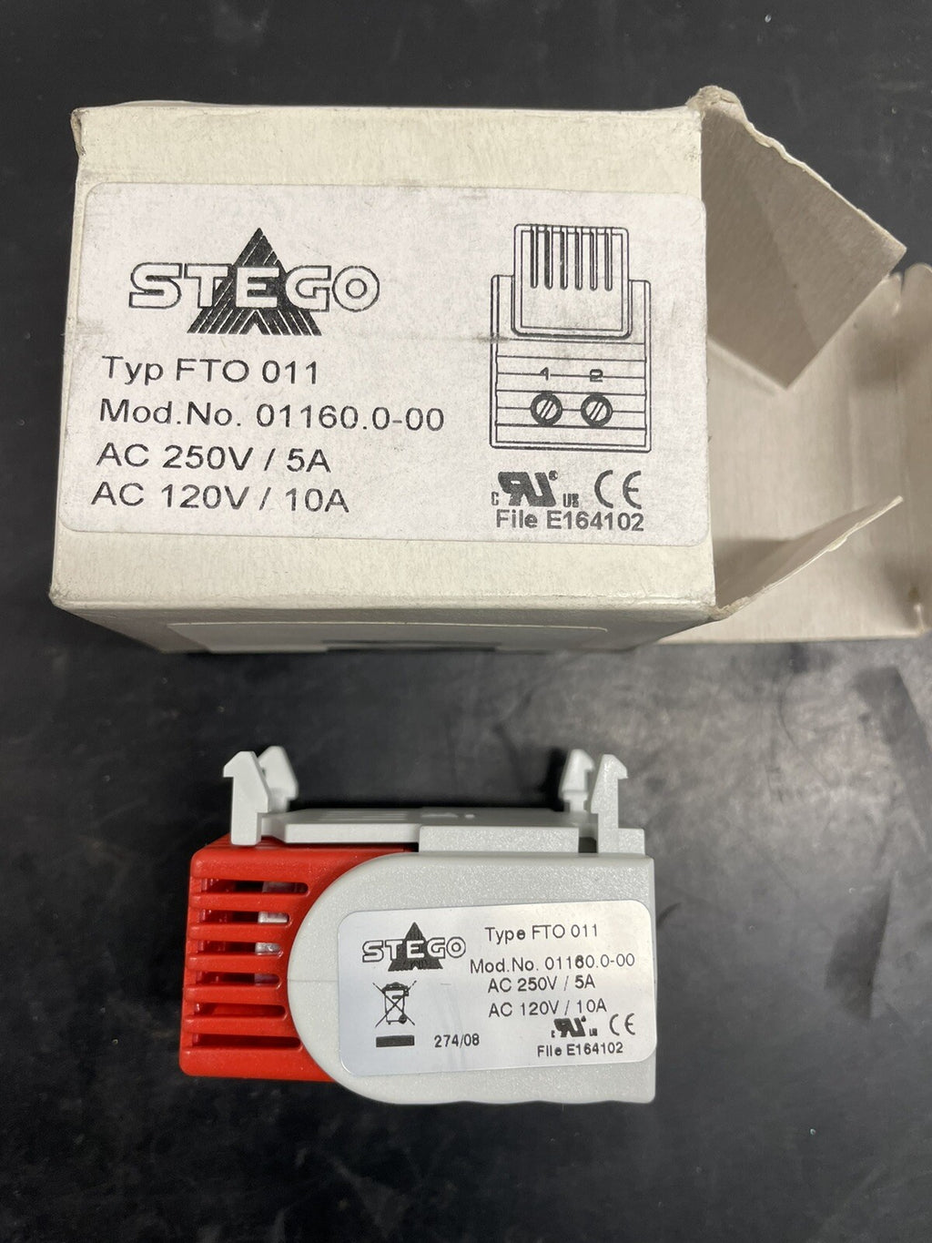Stego FTO 011 Termostato Quadro Elettrico a Taratura Fissa1