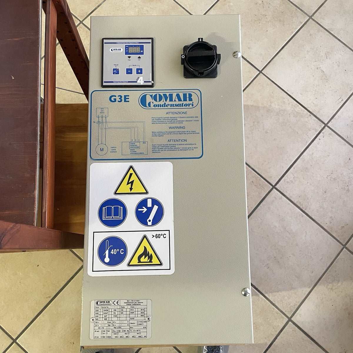 Comar G3E Quadro di Rifasamento Compensazione Energia Reattiva0