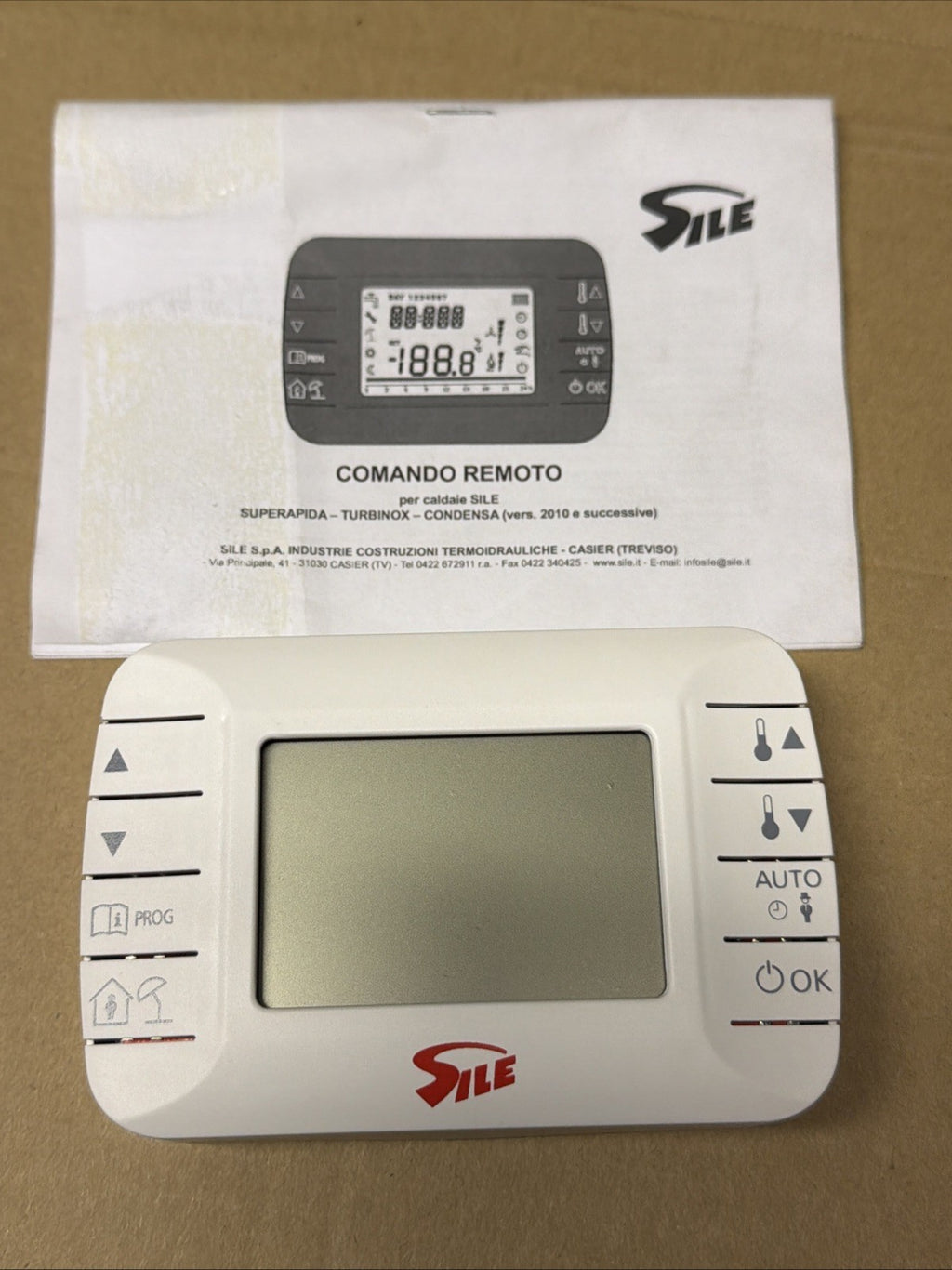 Tecnocontrol CR115 Comando Remoto Crono 18 Cronotermostato1