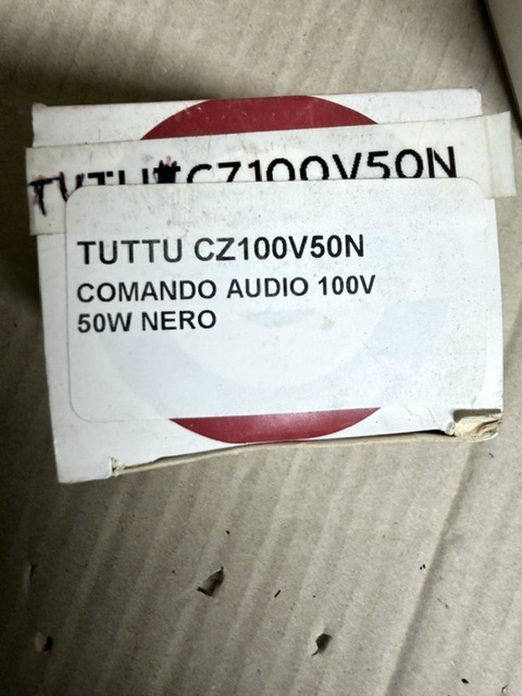 Tutondo CZ100V50N regolatore volume audio linea 100V 50W nero comando nuovo5