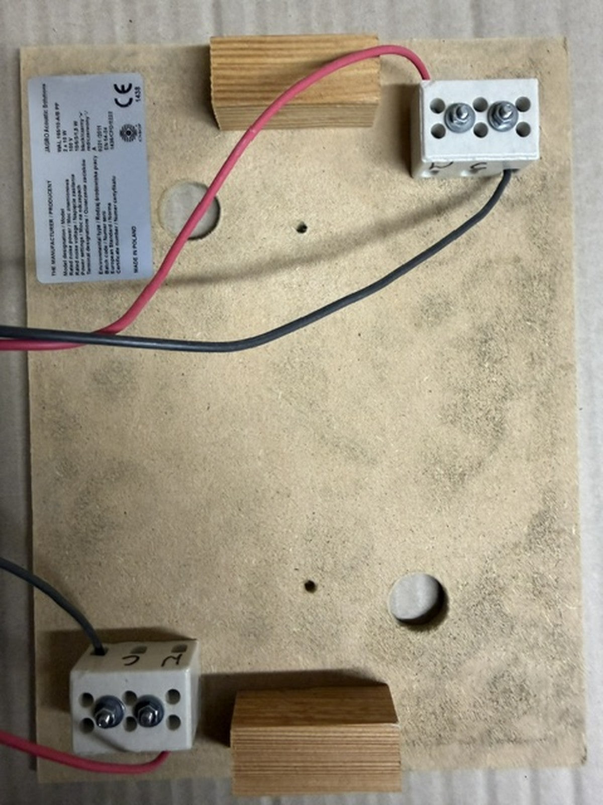 Jagro WAL 165/10-A/B PP diffusore parete 2x10W 100V EN 54-24 evacuazione2