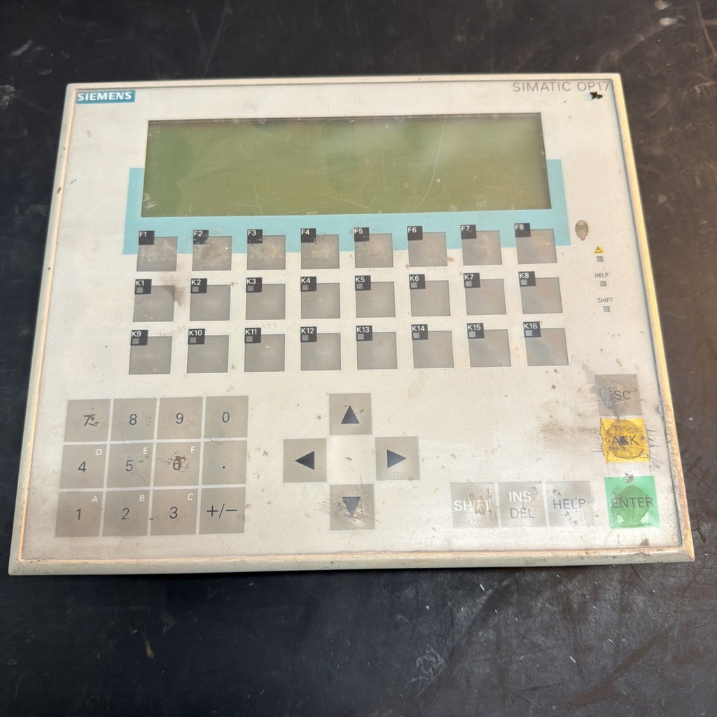 Siemens OP17 6AV3617-1JC20-0AX1 Pannello Operatore SIMATIC0