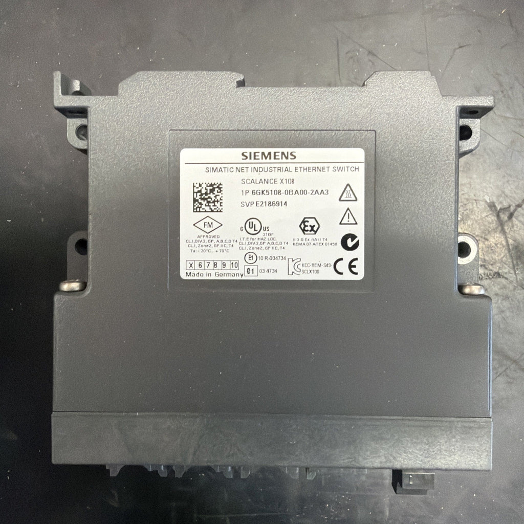 Siemens 6GK5108-0BA00-2AA3 SCALANCE X108 Switch Ethernet1