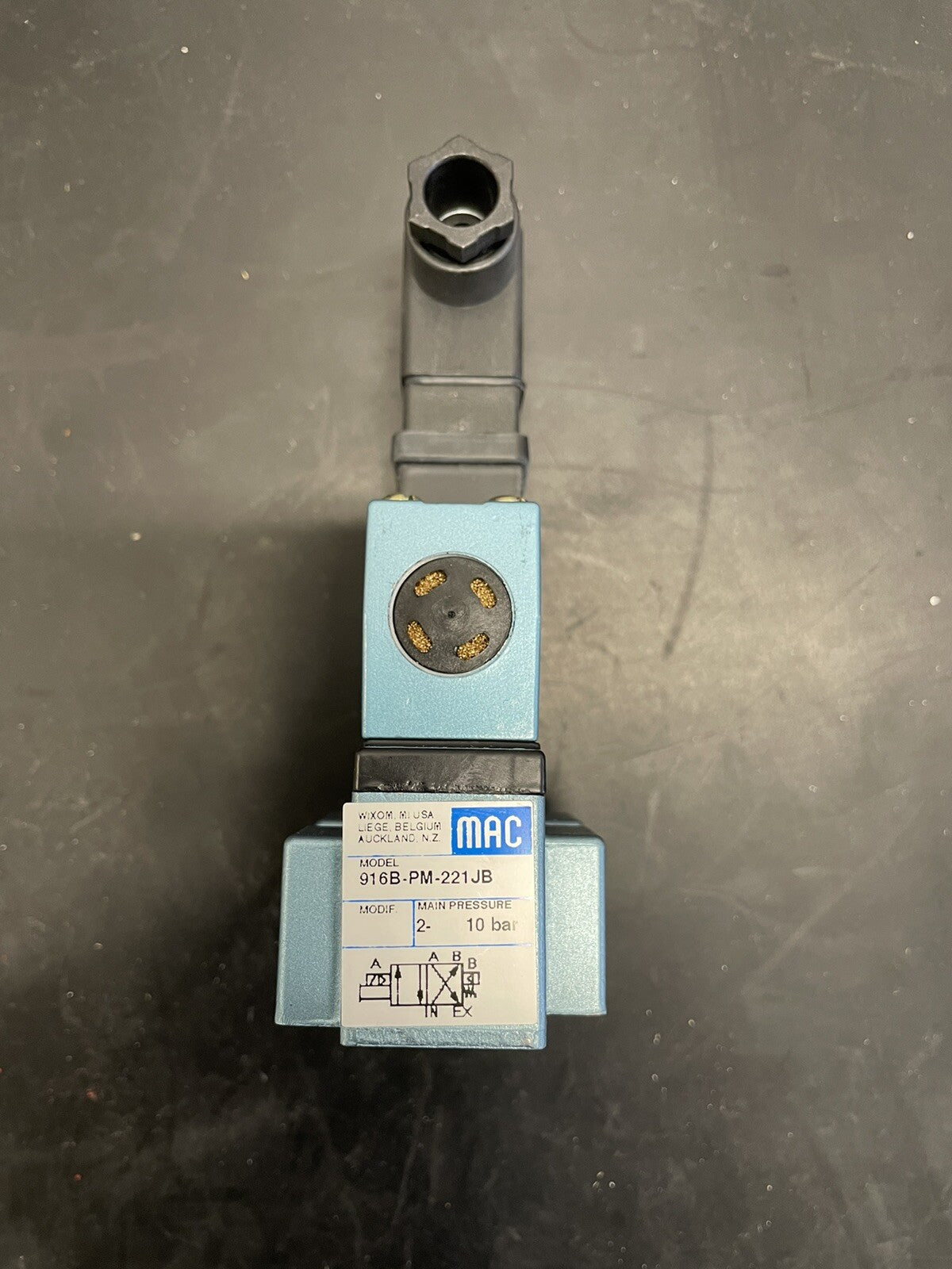 MAC 916B-PM-221JB Elettrovalvola PME-221JB 24VDC 2-10 bar2