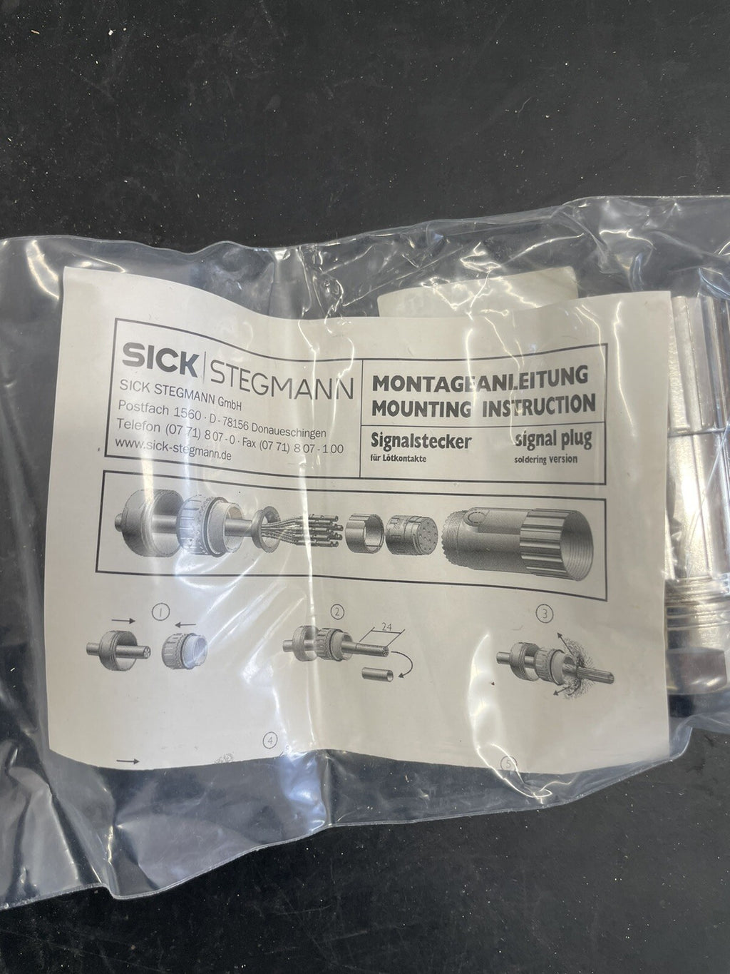 Sick DOS-2312-G 6027538 Connettore M23 12 Poli Diritto per Encoder DRS611