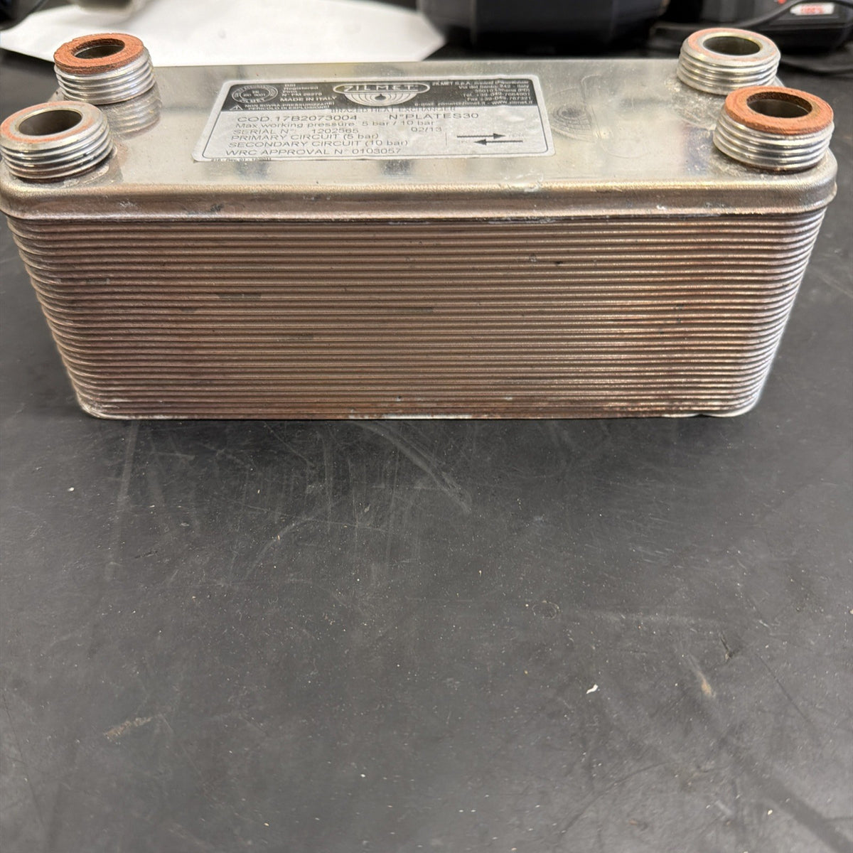 Zilmet 17B2073004 Scambiatore di Calore 30 Piastre 3/4"1