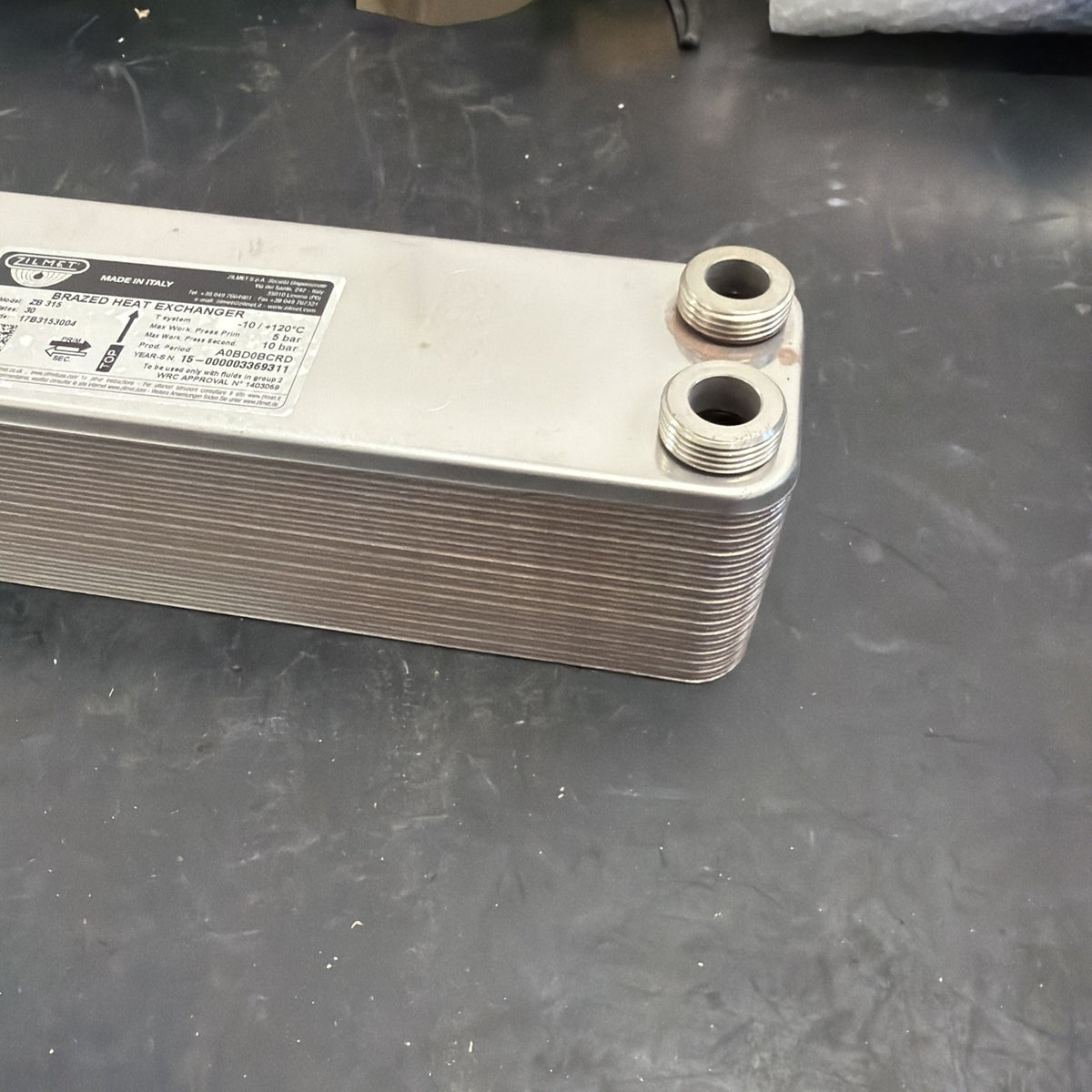 Zilmet 17B3153004 ZB315 Scambiatore Sanitario a Piastre 30 Piastre3