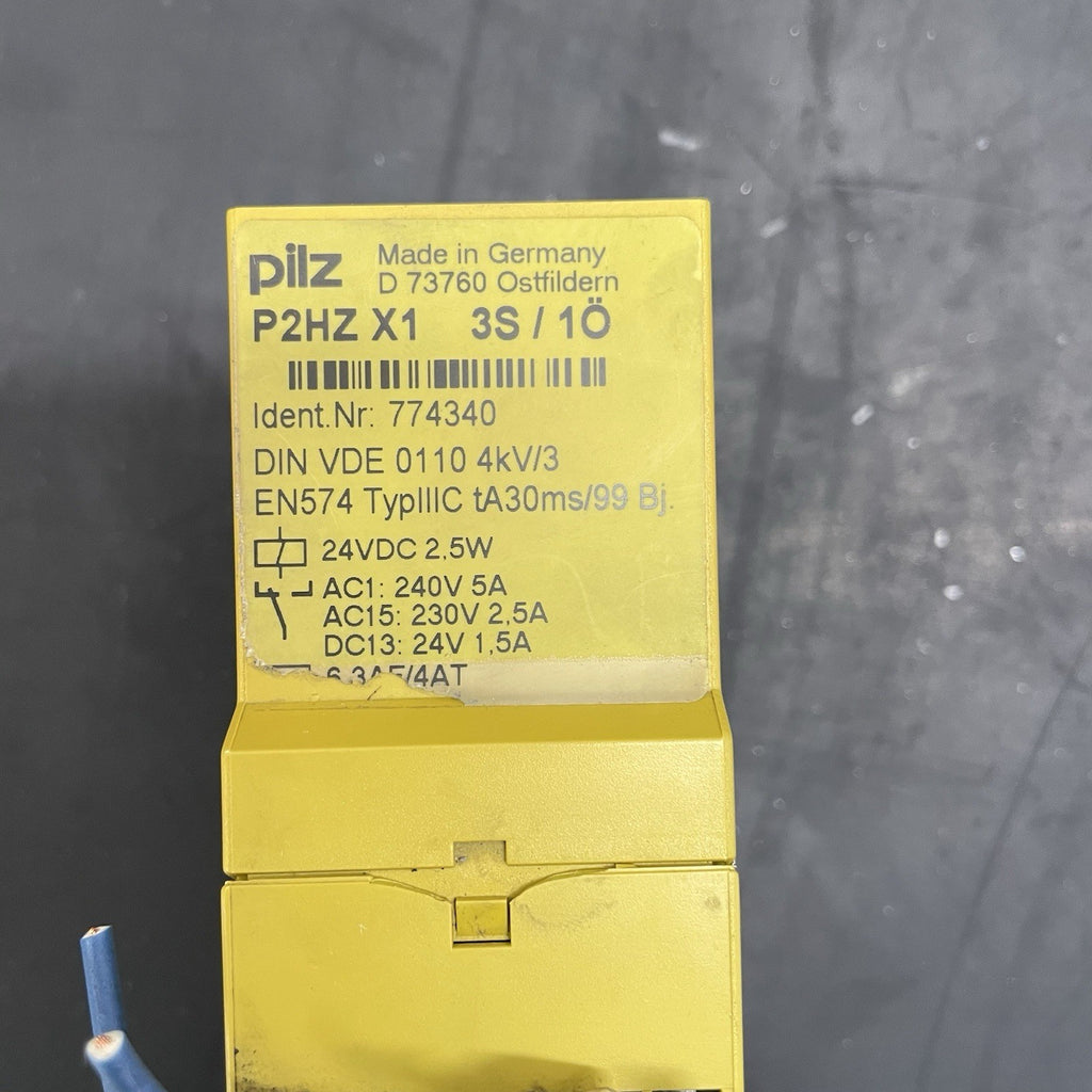 Pilz P2HZ X1 774340 Relè di Sicurezza Comando Bimanuale1