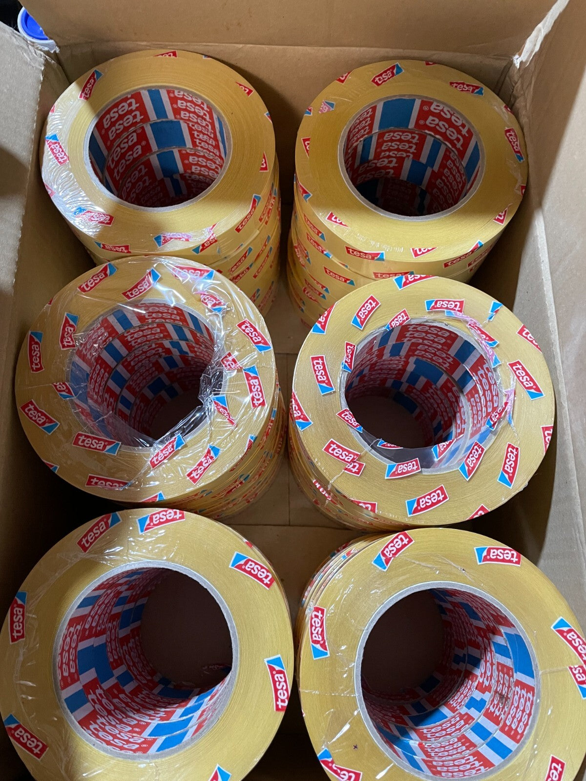 Tesa 64621 Nastro Biadesivo Trasparente PP Hotmelt 25mm x 50m 36 Rotoli2