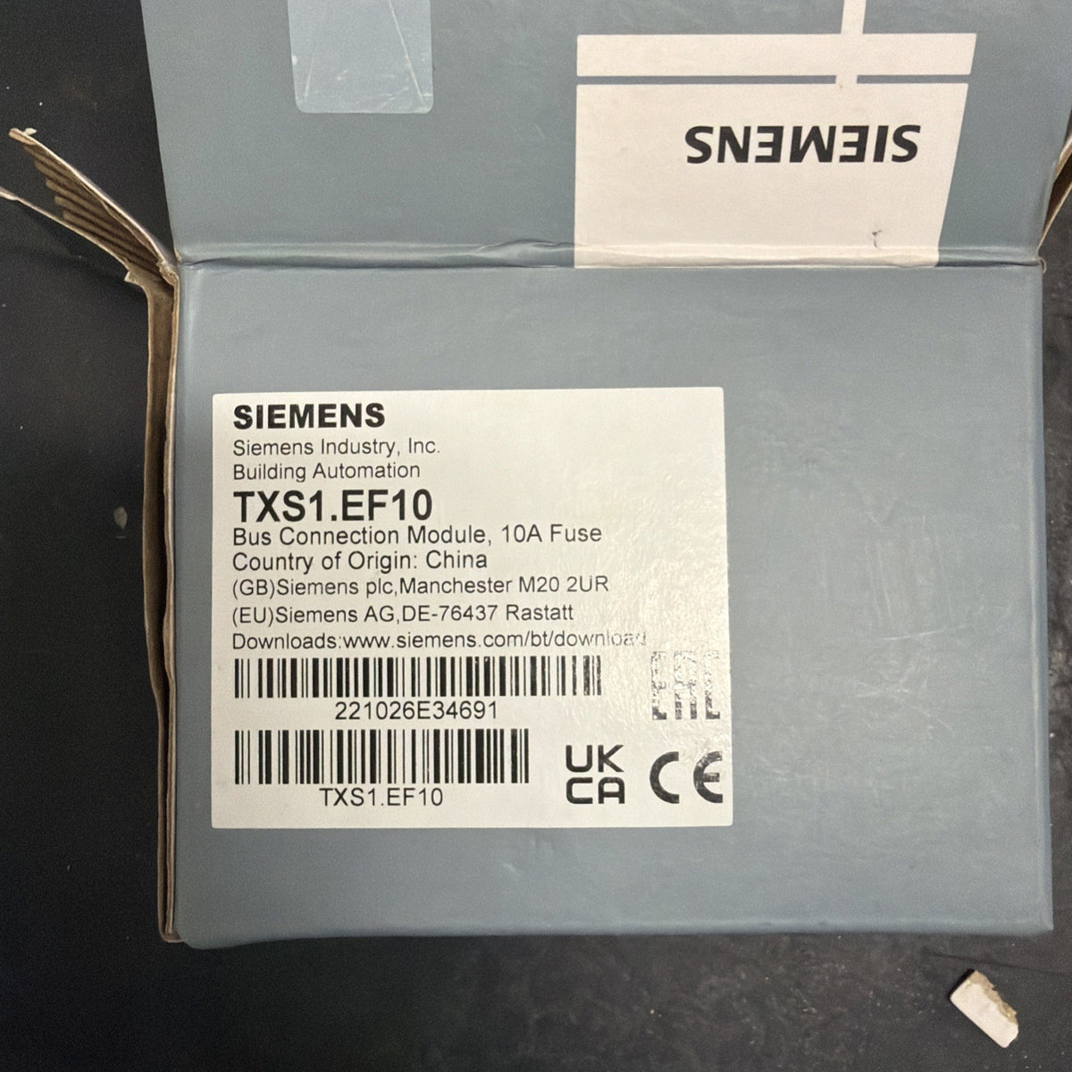 Siemens TXS1.EF10 Modulo Collegamento Bus Desigo TX-I/O Nuovo1