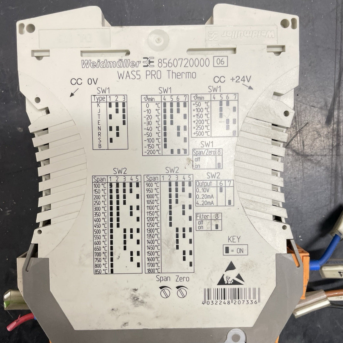 Weidmüller WAS5 PRO Thermo 8560720000 Convertitore Segnale Temperatura1