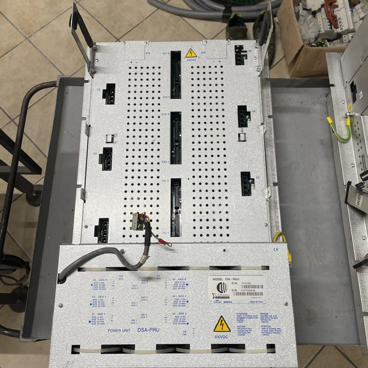 Comau C4G-DSA3 PRU3 10141680 + DLU 10140780 Alimentatore Robot0