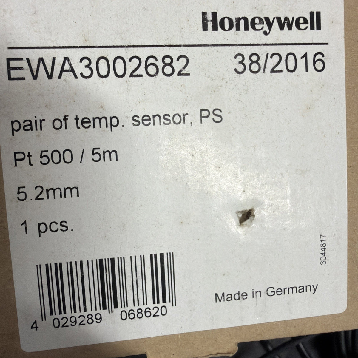 Resideo Honeywell EWA3002682 Coppia Sensori Temperatura Pt500 5 m2
