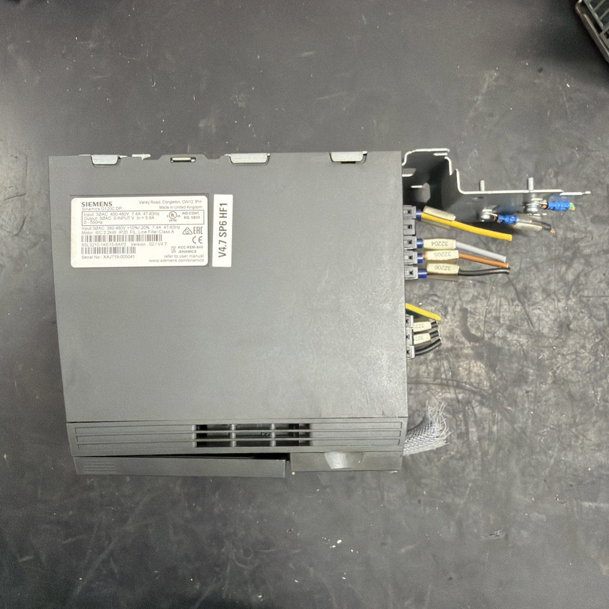 Siemens SINAMICS G120C DP 6SL3210-1KE15-8AP2 Inverter 2,2 kW2