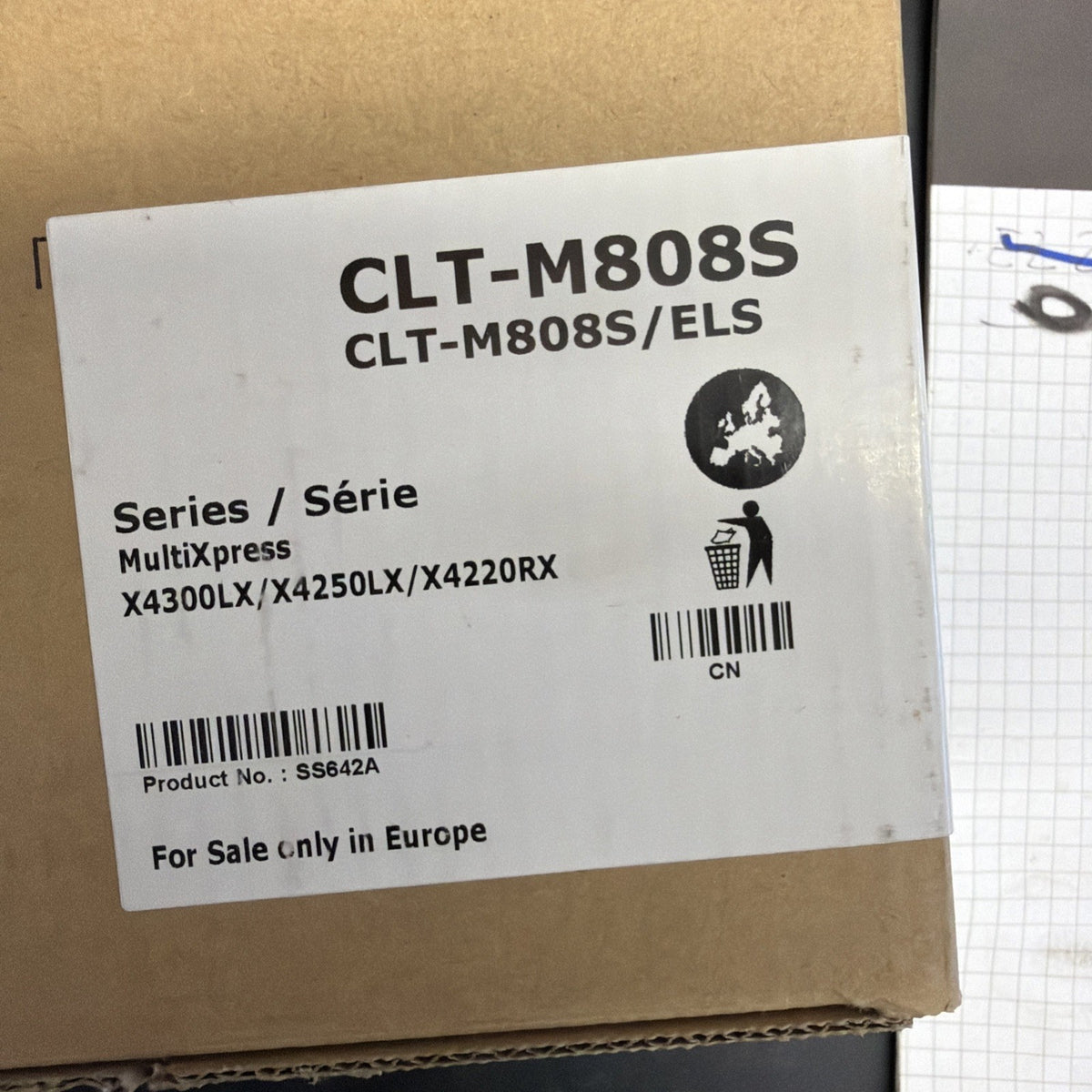 Samsung CLT-M808S Toner Originale Magenta per X4220 X4250 X43002