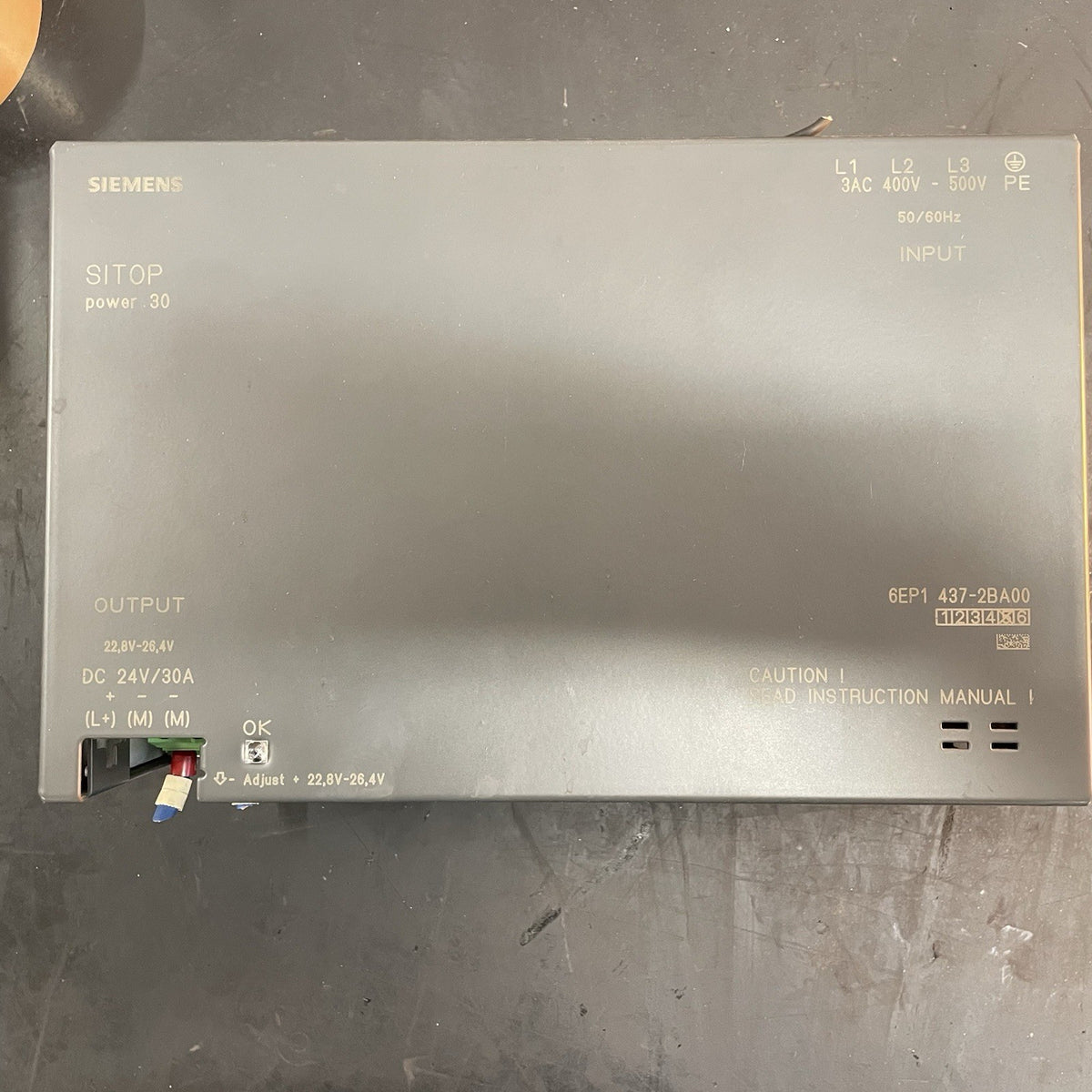 Siemens 6EP1437-2BA00 SITOP Power 30A Alimentatore 24V0