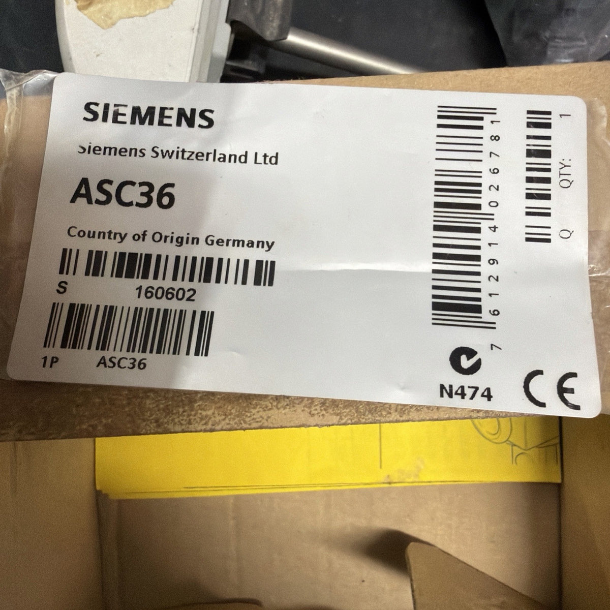Siemens ASC36 Contatto Ausiliario per Servomotore1