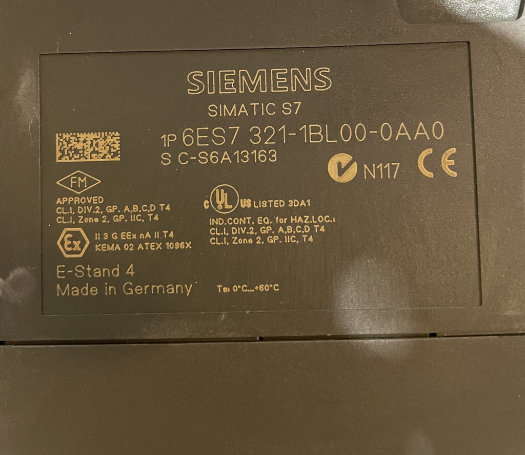 Siemens 6ES7321-1BL00-0AA0 SIMATIC S7-300 SM321 Modulo 32 Ingressi Digitali1