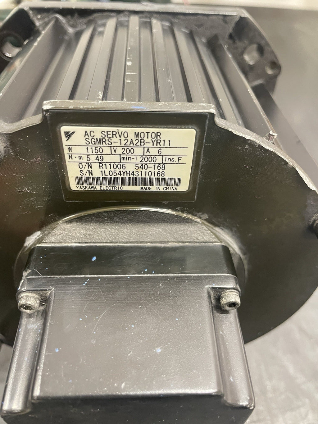 Yaskawa SGMRS-12A2B-YR11 Servomotore AC1