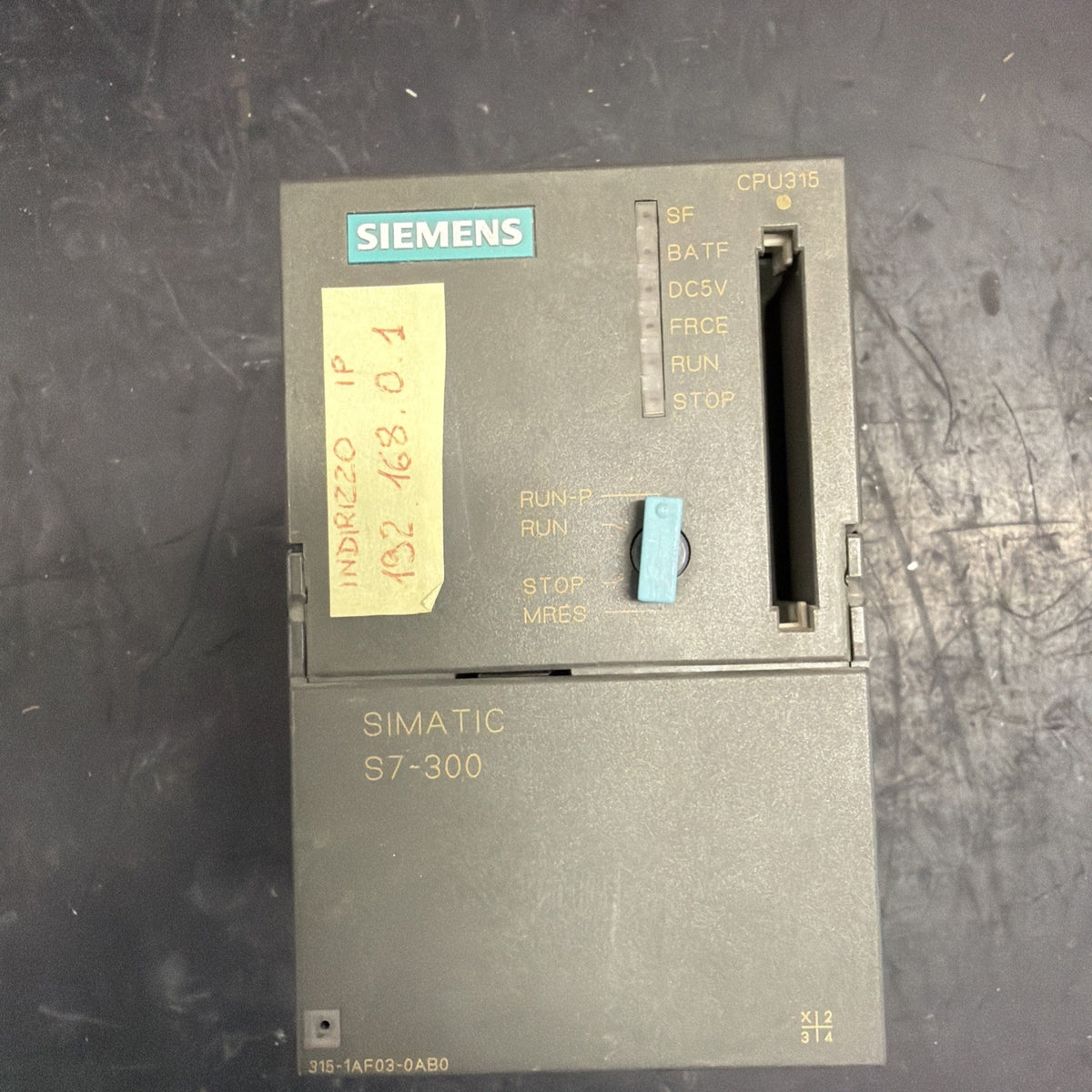 Siemens 6ES7315-1AF03-0AB0 SIMATIC S7-300 CPU 3150