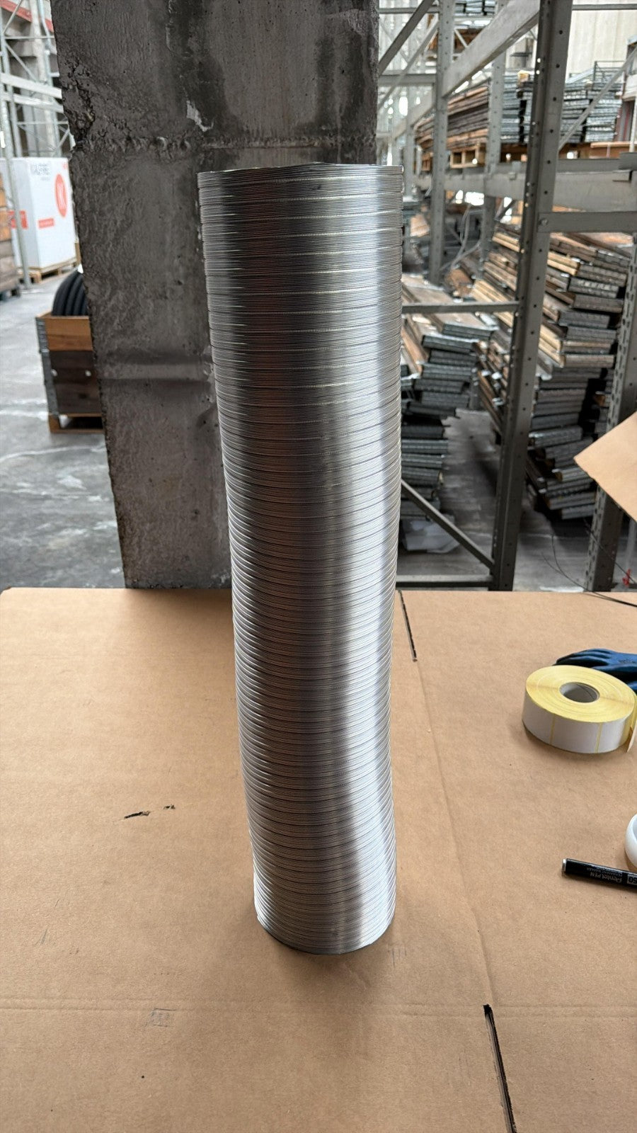 Tubo Alluminio Estensibile Ø 152 mm 1-3 Metri Canalizzazione Aria1