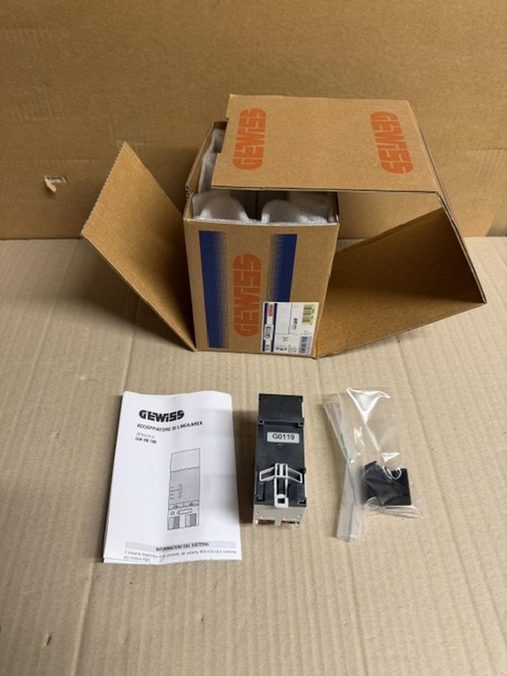 Gewiss GW90708 accoppiatore di linea KNX EIB guida DIN nuovo imballo originale0