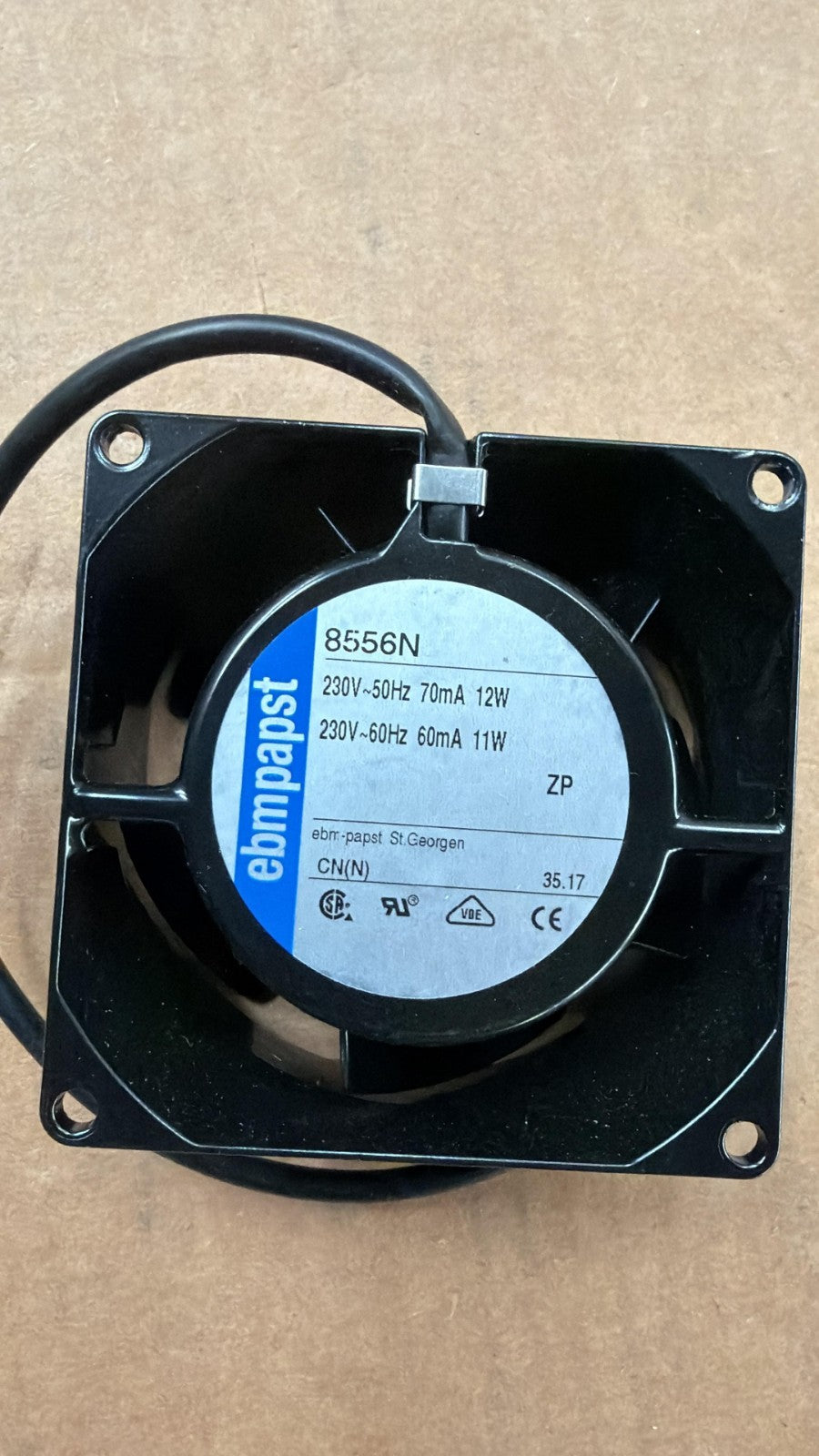 ebm-papst 8556 N Ventilatore Assiale Ventola Nuovo0