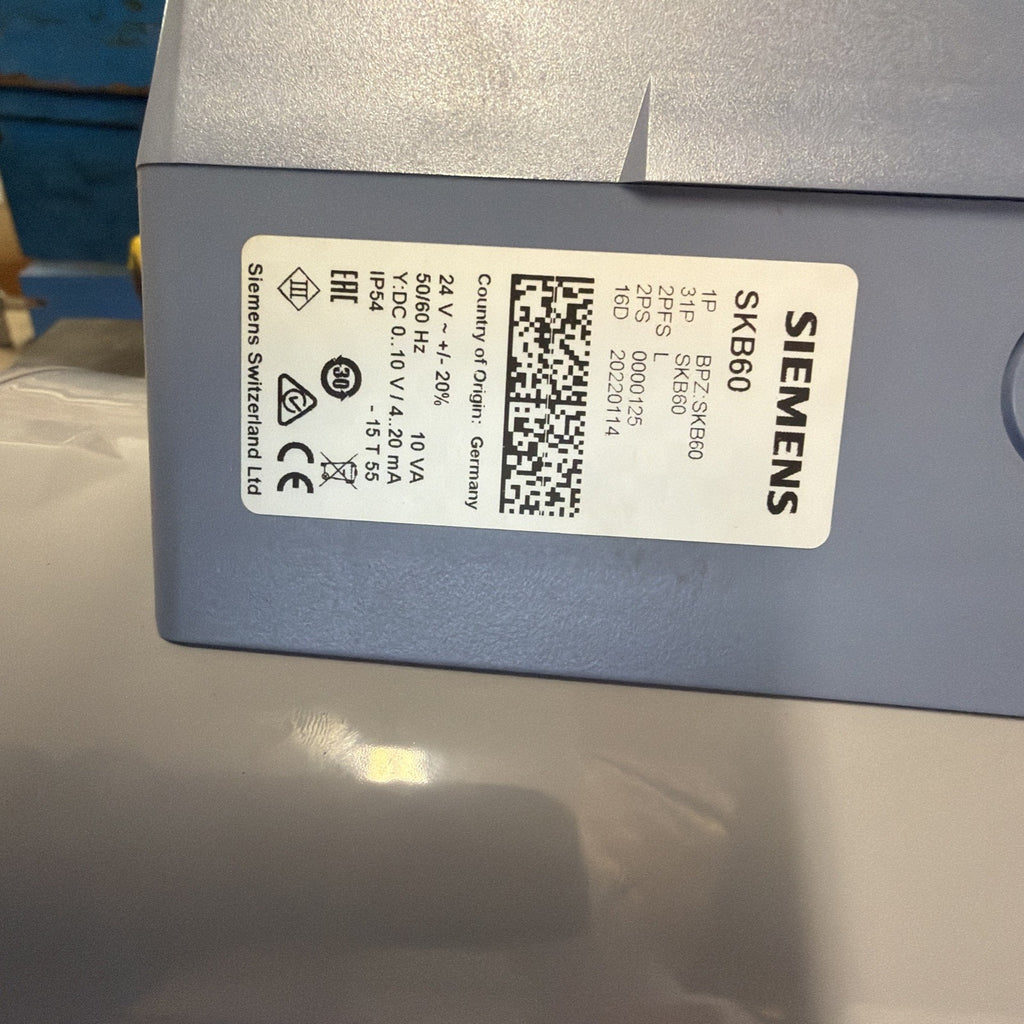 Siemens SKB60 Attuatore Elettroidraulico 2800N 20 mm 24V 0-10V2