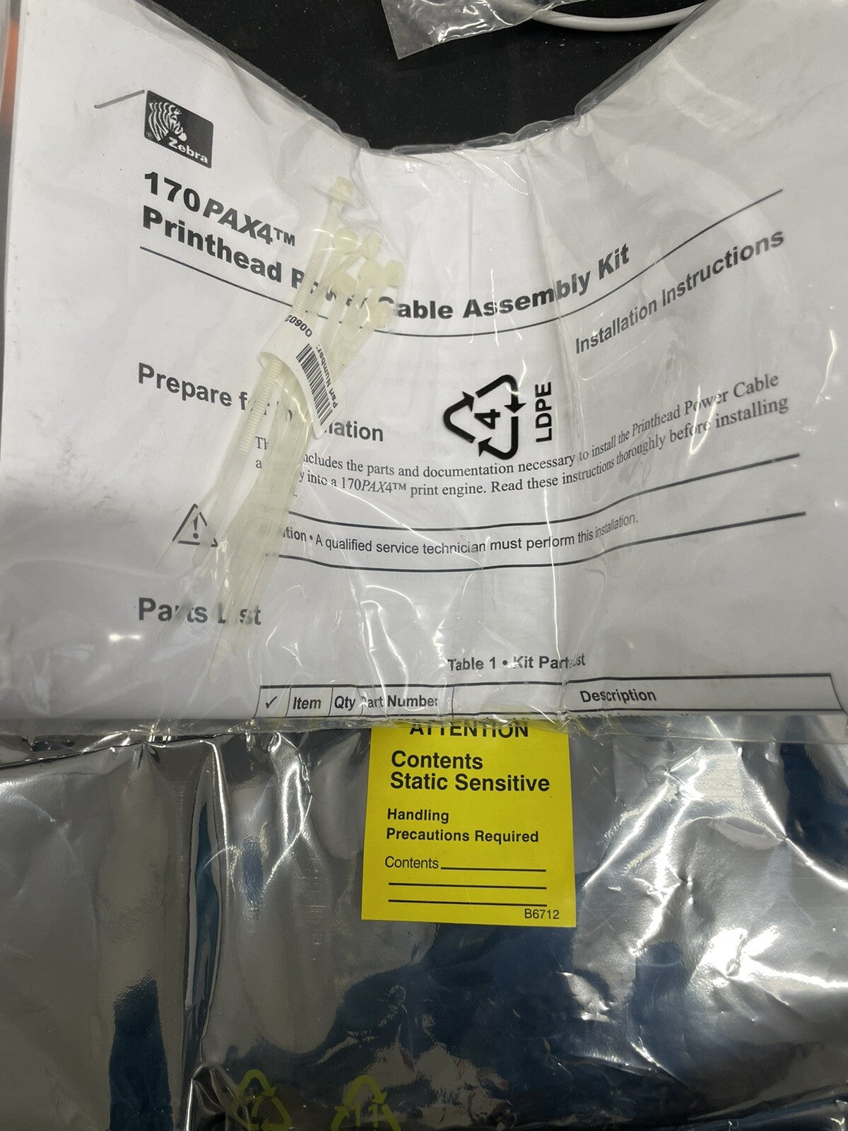 Zebra G57423M Cavo Alimentazione Testina di Stampa ZEB-G57423M2